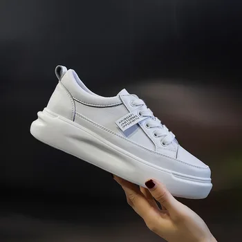 Pantofi albi Femeie Apartamente de Designer de Pantofi Pentru Femei Adidași Femeie 2020 Platforma Adidasi Pantofi pentru Femei Cu Cauciuc Casual Sneaker