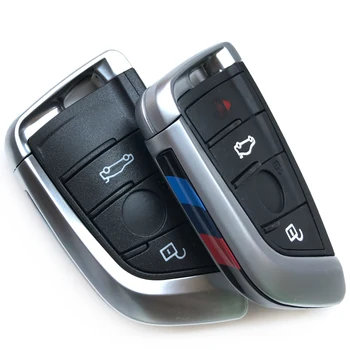 3/4 Butoane Pentru BMW X1 X5 X6 X5M X6M Pentru 1 2 7 Serie de Înlocuire de la Distanță Smart Key Fob Caz Acoperire coajă Netăiat Lama