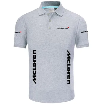 De vară de Înaltă calitate marca McLaren logo-ul polo maneca scurta tricou casual Moda Solid Polo Tricou tricouri unisex