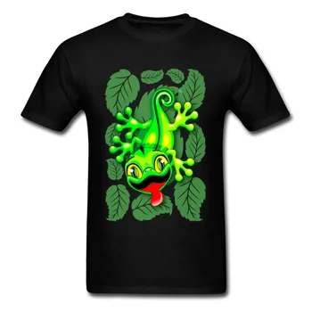 Soparla Gecko Copil Desene animate Cadouri pentru bărbați tricou pentru Bărbați Toți Bumbac Vara Toamna Topuri Tricouri Tricou Maneca Scurta de Moda Guler Rotund
