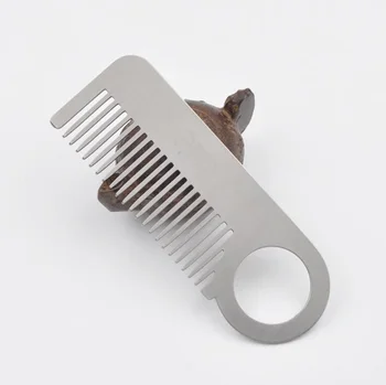 Brand de portabile de păr din metal inoxidabil pieptene de oțel anti-statice, de apărare pieptene simplu pieptene mic