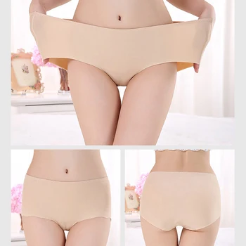 De Vânzare la cald pentru Femei de Moda fără Sudură Ultra-subțire Lenjerie Plus Dimensiunea Lenjerie Sexy Femei Chilotei Intimii boxeri S-4XL doamnelor pantalon