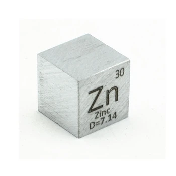Zinc Cub 10 mm Zn 99.99% Pur Original pentru Element de Colecție Realizate manual de BRICOLAJ, Hobby-uri, Meserii de Afișare