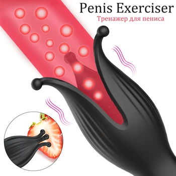 PAQIN 10 moduri de penis Întârziere Antrenor de sex Masculin Masturbare cu Vibrator Automat Oral Orgasm Sex Glandul Stimula Masaj Jucarii Sexuale pentru Barbati