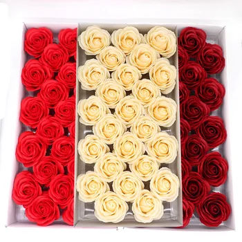 25Pcs Dimensiuni Mari Sapun Trandafiri Flori de Cap Real Touch Sapun Trandafiri Flori Artificiale de Înaltă Calitate Pentru Diy Nunta Decor Acasă