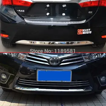 Pentru Toyota Corolla 2016 ABS Chrome Fata Si Spate Bara de protecție Trim