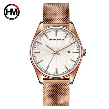 Noul Design din Oțel Inoxidabil Plasă de Trupa de Lux Bărbați Cuarț ceas rezistent la apa Calendar Brand de Top de Moda Ceas de mână Relogio Masculino