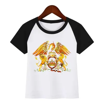FREDDIE MERCURY Heavy Rock Top 100 Trupa Queen Imprimare Tricou Copii Vară O-Gât Topuri Fetita Tricou Casual, Imbracaminte Copii