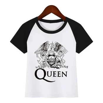 FREDDIE MERCURY Heavy Rock Top 100 Trupa Queen Imprimare Tricou Copii Vară O-Gât Topuri Fetita Tricou Casual, Imbracaminte Copii