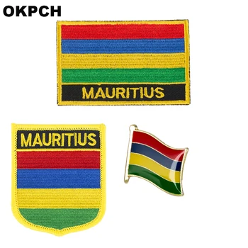 Mali flag patch insigna 3pcs un Set de Patch-uri pentru Haine DIY Decorare PT0115-3