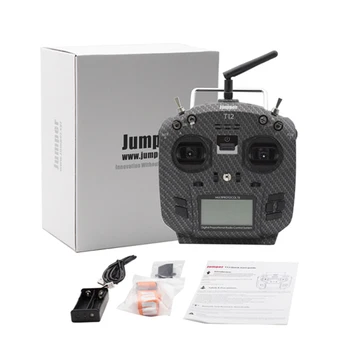Jumper T12 Pro Open Source 16ch Radio JP4-în-1 Multi-Protocol 2.4 inch LCD RF Module Wi/ SALA Gimbal OpenTX pentru RC Drone