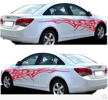 HiMISS 3D Flacără Totem Decalcomanii Autocolante Auto Full Body Styling Auto Vinil Autocolant Decal pentru Autoturisme Decor