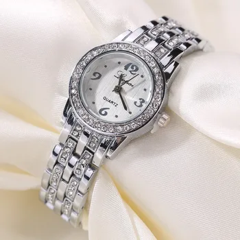 Lvpai Brățară Ceas Femei Ceas De Lux Cristal Diamond Lady Ceasuri Femei Cifre Arabe Cuarț Ceas Montre Reloj 50