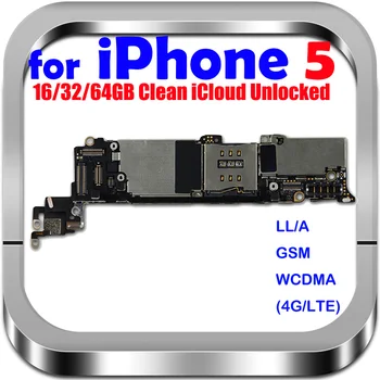 Original, deblocat pentru iphone 5 Placa de baza pentru iphone 5 placi de Logica cu Sistem IOS, Transport Gratuit