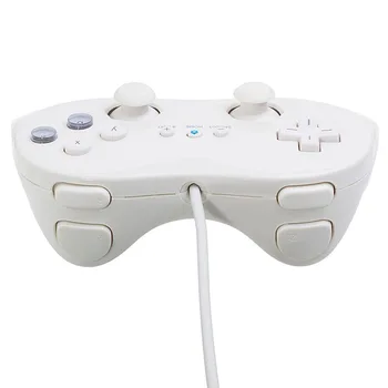 2 Buc Gen2 prin Cablu Gampads pentru Nintendo Wii Classic Controller pentru Nintendo Wii Consolă de jocuri Pentru PC, Laptop Calculator Joc Joystick