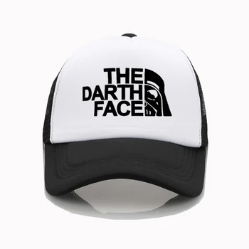 Moda Șapcă De Camionagiu Star Wars Darth Amuzant Capace De Oameni Darth Fata Șapcă De Baseball Rece Vara Plasă De Cap