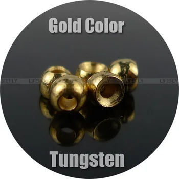 Culoare De Aur, La 100 De Tungsten Margele, Cu Cap Îngropat, Fly Tying, Pescuit