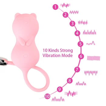 Pisica Drăguț Wireless Vibratoare Pentru Femei Jucării Sexuale Vaginale, Bile Orgasm Stimulator Anal Plug Erotic Mini Aparat De Masaj Sex-Shop