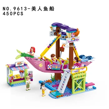 Roata Ferris Cărămizi Compatibil cu Clasic Blocuri Prieteni Parc de Distracții Figura Jucarii Model Hobbie Copii Fete
