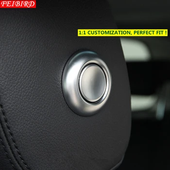 ABS Scaun Tetiera tetiera Perna Butonul de reglare Inel de Garnitura Capac 4 BUC/SET Pentru Land Rover Discovery Sport - 2019