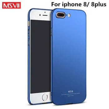 Msvii Pentru iPhone X Caz 5 5S SE Slim Lux greu PC-ul coque Pentru apple iPhone 7 plus 10 6 6S 8 Plus cazuri de telefon Accesorii