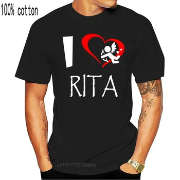 Noul Brand de Îmbrăcăminte Tricouri RITA îmi Place Numele Meu Prietena Breloc Soția de Valentine TRICOU TRICOURI de Vară de Moda
