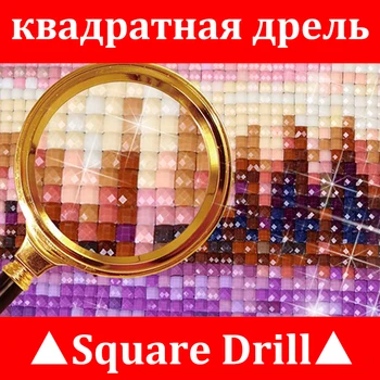 5D DIY Diamant Pictura Cruce Cusatura de lucru Manual Decor Acasă de Frumusete Cu Lupul Arte Complet Piața Diamant Broderie KBL