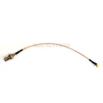 10 buc Cablu de Extensie Unghi Drept MCX Plug de sex Masculin BNC Jack de sex Feminin Peretele Conector 20cm Coadă RG316 Cablu