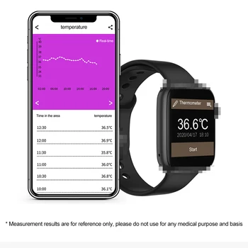 IWO 12 FT50 ceas Inteligent Femei Bărbați Smartwatch fitness tracker sport Heart Rate Monitor de Temperatură Pentru Android IOS IWO8 brățară