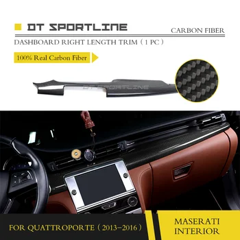 Real Carbon Fibre Ornamente Interioare Pentru Maserati Quattroporte M156 Dash Kit Consola centrala Capacul Mânerului Portierei tapiterie bord