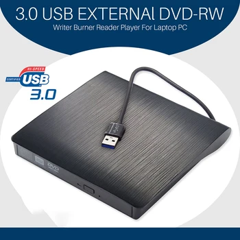 Portabil USB 3.0 DVD-ROM Unitate Optică Externă Slim CD-ROM Disc Reader Desktop PC, Laptop, Tableta de Promovare a DVD Player