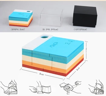 DIY Hârtie Notă de Artă Bloc 3D Stick Note Memo Pad Confort Autocolante Creative Taiyi Palatul Post Note