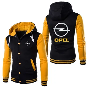 Moda Opel Logo-ul Bumbac Hoodies, Jachete de Toamna Haina de sex Masculin Hip Hop Cald Mozaic Confortabil uniforma de Baseball de Agrement Uza