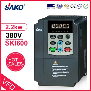 SAKO SKI600 380V 2.2 KW trifazat de Intrare 3HP convertizor de frecvență convertizoare de Frecvență Invertor Profesional pentru Controlul Vitezei Motorului