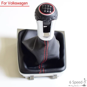 Schimbătorului de viteze Complet Pentru Volkswagen VW Golf 7 MK7 VII GTI GTD 2013-2018 Masina Stick Schimbator Maneta de Handbal din Piele Jambiere de Boot