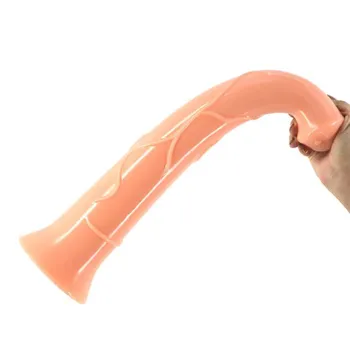 QKKQ Cal Vibrator 17.2 cm lungime Vibrator Gigant Carne Penis Vibrator Mare Pentru Femei Animal Lesbiene Vagin Anus Masaj Jucarii Sexuale
