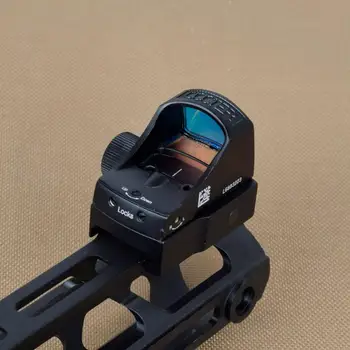 Tactic Optica Doctor 3 Red Dot Sight Ajusta Automat Luminozitatea în Funcție De Lumina Pentru Airsoft Pusca Pistol Cu 20mm Feroviar