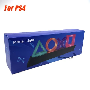 Pentru ps4 stare de spirit lampa flash icon modelare control vocal lampă decorativă casa lumini colorate joc sfeșnicul de lumină led joc frumos