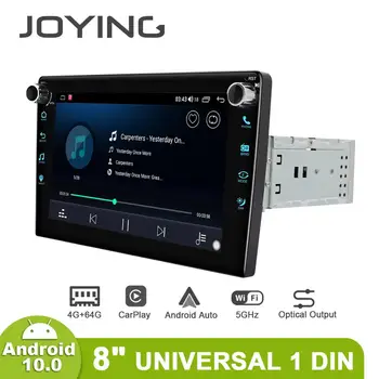 JOYING Android 10.0 șeful unității de 8 inch IPS 1280*720 4GB+64GB masina jucător de radio Navigație GPS stereo RDS DSP suport 4G&Carplay&BT