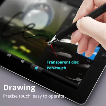 2020 Universal 2 in 1 Stylus Pen Drawing Tablet Pixuri Ecran Capacitiv Caneta Touch Pen pentru Telefon Mobil Inteligent Creion pentru Tabletă