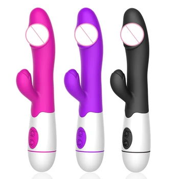 Viteza De 30 Rabbit Vibrator Sex Feminin Stimularea Clitorisului Baterii Realistic Dildo Vibrator Punctul G Baghetă Magică Femeile Adulte Jucarii Sexuale