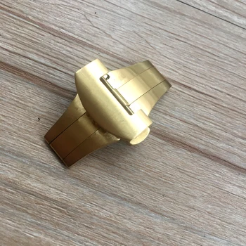 22mm Argint Aur Negru RoseGold Curea din Otel Inoxidabil de Implementare Catarama Fluture Pentru PAM Watchband Incuietoare Cu gravura