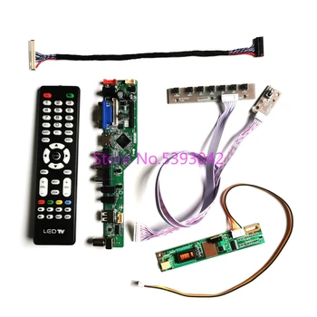 Pentru LP154W01 (A3)(K4)/(A3)(K5)/(A3)(K6)/(A4)/(B3) 1280*800 USB+VGA LVDS 30-Pin 1CCFL analog TV de la Distanță controler de bord kit