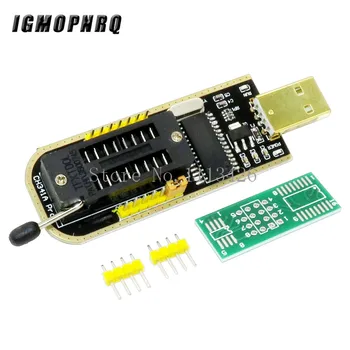 CH341A 24 25 Seria EEPROM Flash BIOS USB Programator Modul + SOIC8 SOP8 Test Clip + 1.8 V adaptor + SOIC8 adaptor KIT DIY