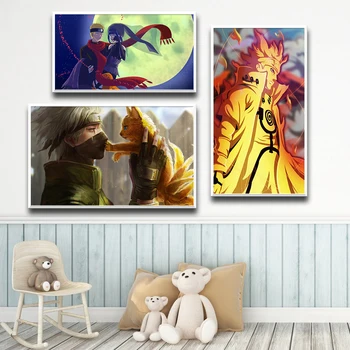 HD Tipărite Naruto Nordic Postere Și Poze de Perete Copilul Băiat Fată Cameră Decor Scandinav Decor Acasă