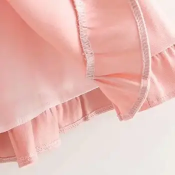 YUPINCIAGA Vara pentru Femei Dulce Dantela-up Kawaii Slim Art Roz Fusta din Denim Fuste Mini Faldas Mujer Moda Talie Inalta Fusta Plisata