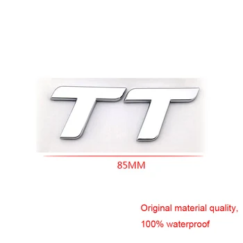 Pentru Audi TT Logo Emblema, Insigna ABS 3D Autocolant Masina din Spate Autocolant Auto Exterioare Decoratiuni Autocolante