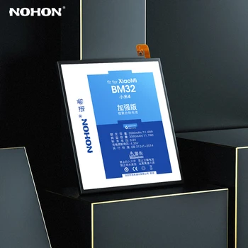 NOHON BM32 BM22 Baterie Pentru Xiaomi Mi 4 5 Max 2 Max2 Mi4 Mi5 Redmi 3 3 3X 4X BM47 BM49 BM50 Telefon Înlocuire Baterii cu Litiu