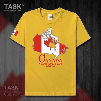 Canada, Canadienii POT Ottawa mens t shirt noi Topuri cu maneci Scurte haine tricoul echipei țară harta Moda de vara casual 50