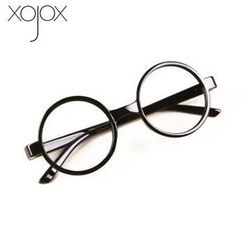 XojoX Nou Design vestimentar Copii Ochelari Cadru Băieți și Fete Drăguț Decora nici Lentile Rotunde si Colorate Cadru